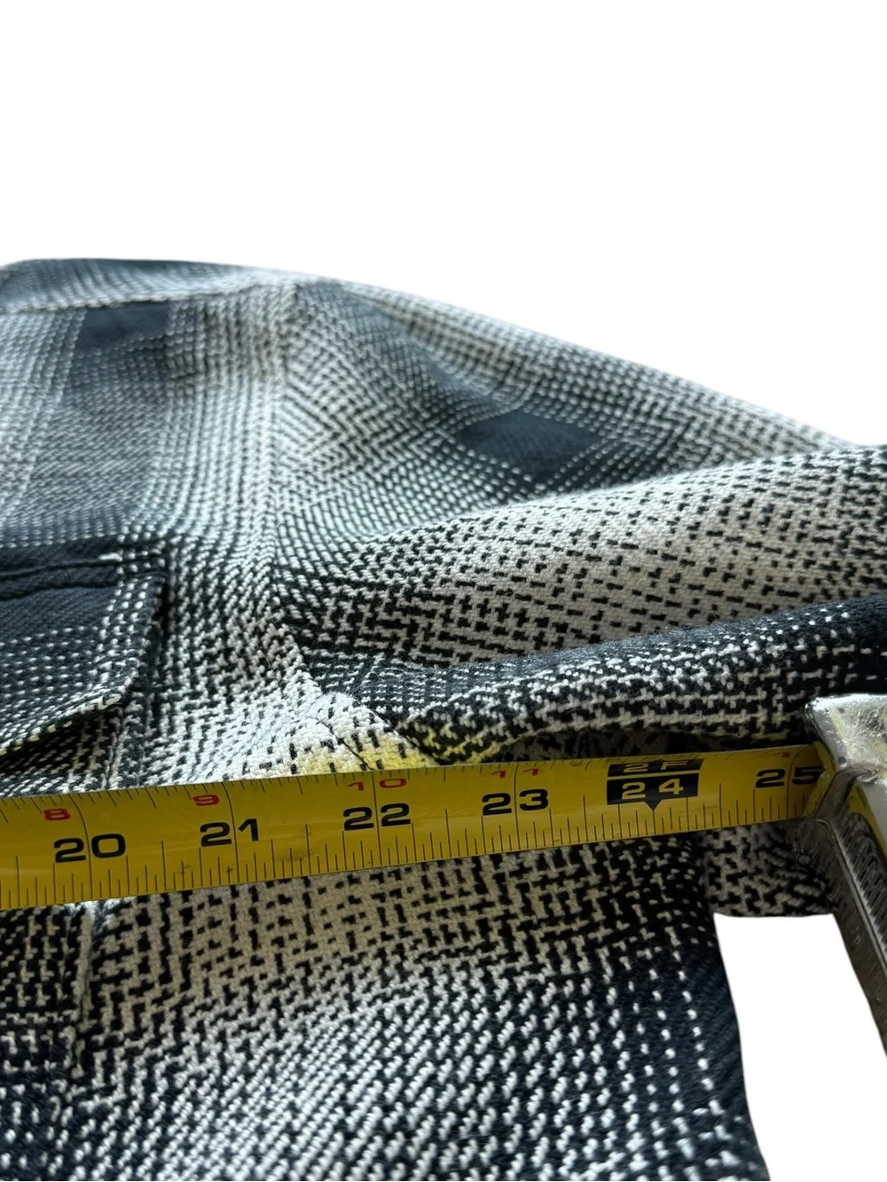 The North Face Plaid Shirt Jacket Shacket Black White Cotton Men’s Large Coat